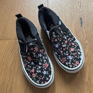 Vans Girls Asher Ditsy Floral Skate Shoes - Size 12 -  GUC+